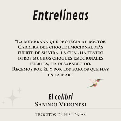 Entrelíenas El colibrí